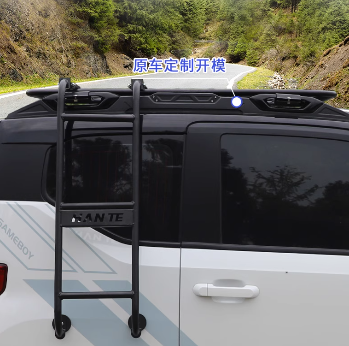 Baga, giá nóc dài 1,2m cho xe cỡ bé kèm thang (120x94cm)