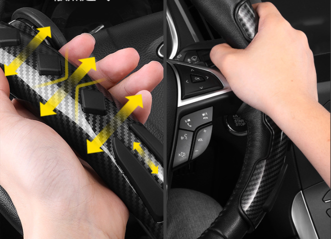 Bọc Tay Nắm Hỗ Trợ Người Lái Ford Everest (vân cacbon)