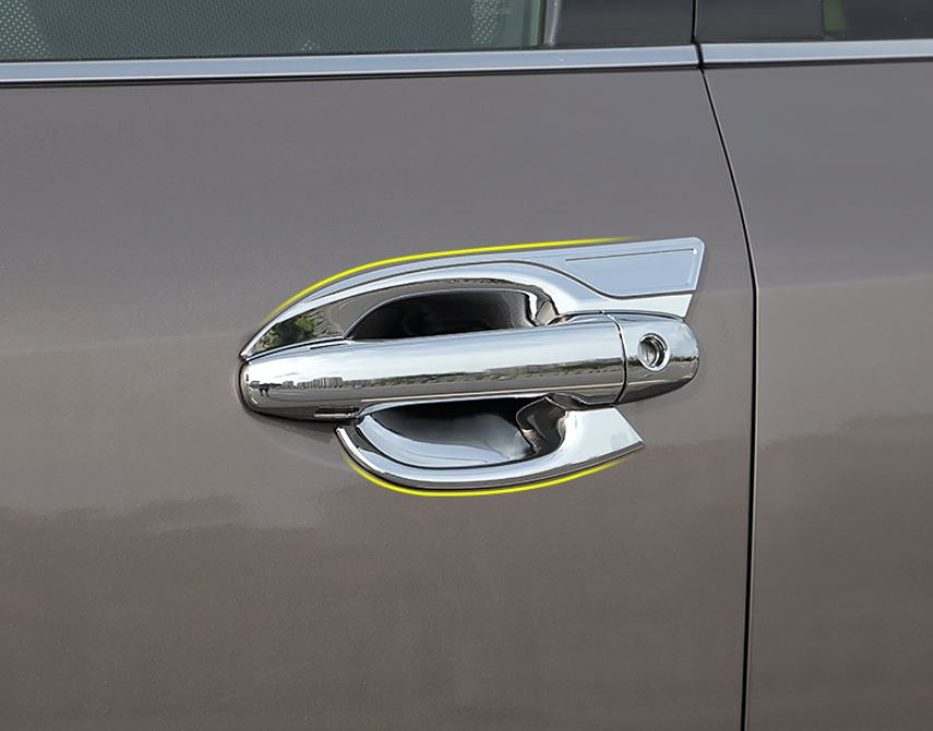 Ốp hõm cửa mạ crom Subaru Outback 2021-2022 (bộ 4 cửa)