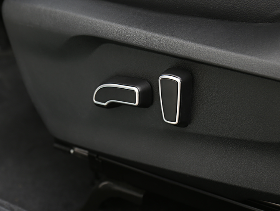 Ốp núm điều chỉnh ghế Subaru Forester 19-22 (1 bộ 2 cái)