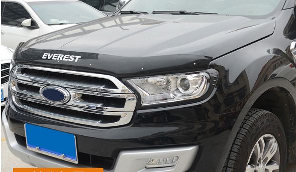 Bộ ốp viền đèn pha đen mờ Ford Everest