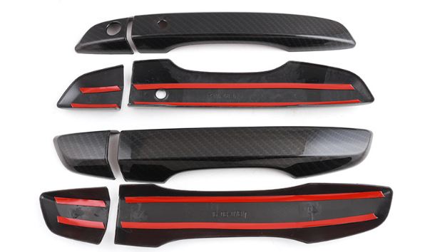 Ốp tay nắm cửa cacbon Honda Civic