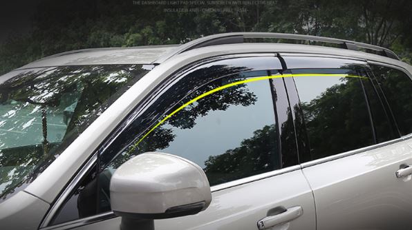 Vè che mưa Volvo XC90 ( viền inox )
